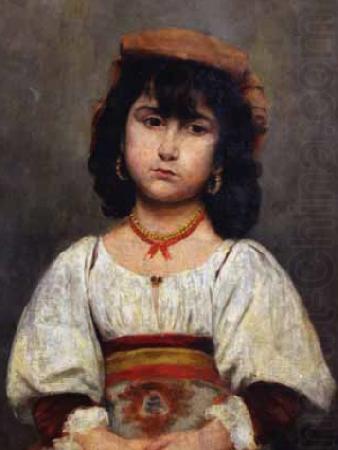 Ion Georgescu Portrait of a Little Girl china oil painting image